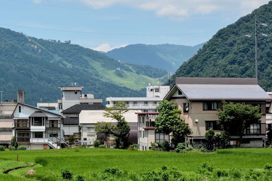 Homes in rural Japan