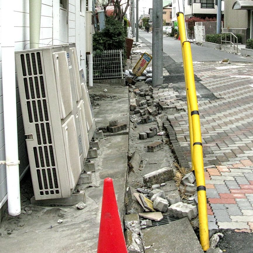 The aftereffects of the Great East Japan Earthquake in March 2011.