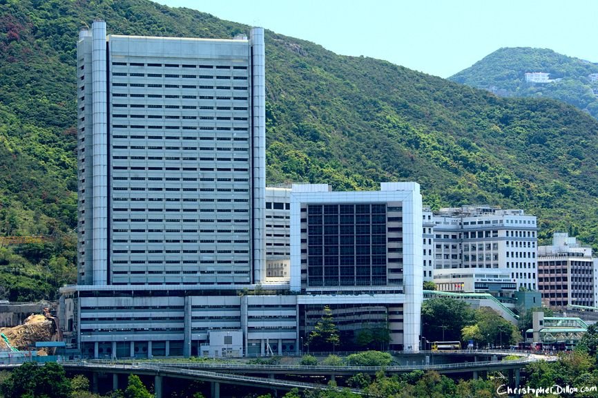 Queen Mary Hospital in Pokfulam, Hong Kong, in 2020