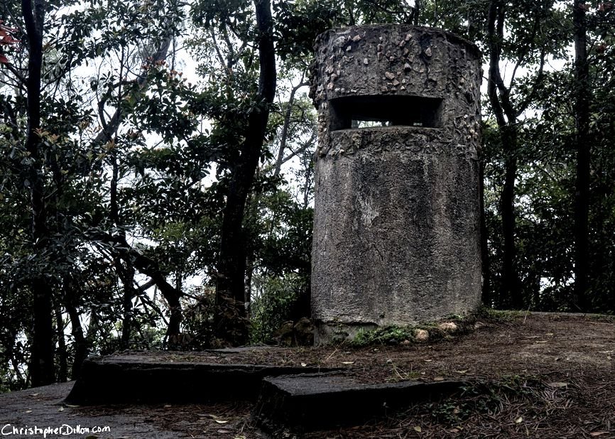 A WW II pillbox, Wong Nai Chung Gap, Hong Kong