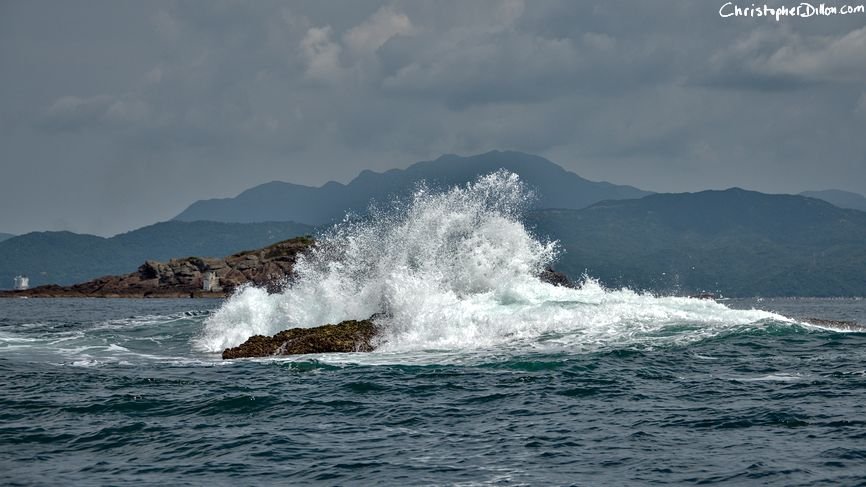 Mirs Bay, location of the submerged UXO