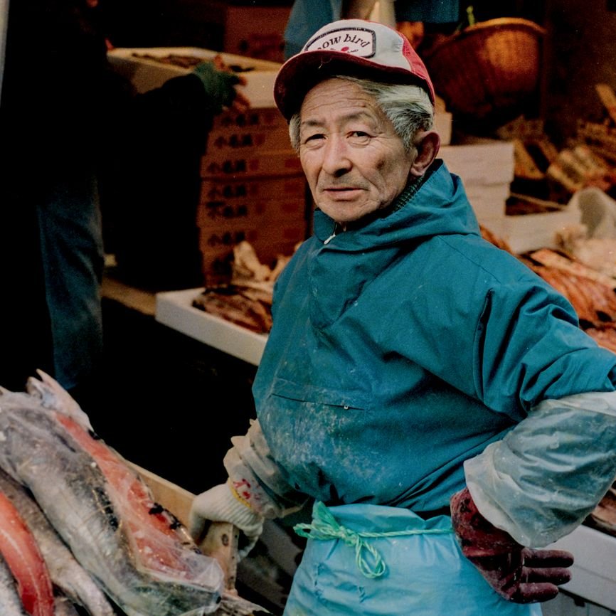 Fishmonger, Tokyo, 1989